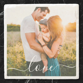 Text der Liebe für Fotovorlagen aus Untersetzer st