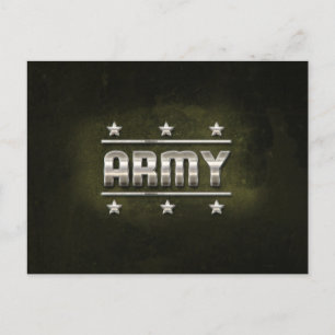 Text der Metallarmee Postkarte