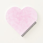 Text der roten Liebe in fett formatierten Blockbuc Notizblock (Rückseite)