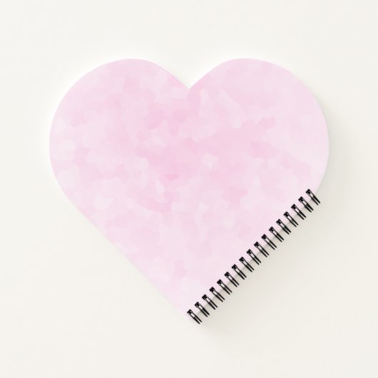 Text der roten Liebe in fett formatierten Blockbuc Notizblock (Rückseite)