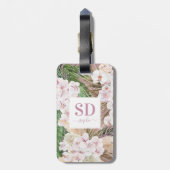 Text der Schrift "Pampas gras", "orchid", "tropisc Gepäckanhänger (Rückseite vertikal)