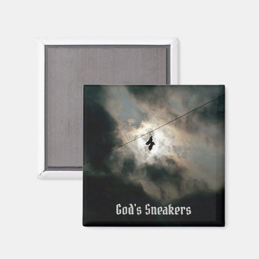 Text der Sneakers Magnet (Vorderseite/Rückseite)