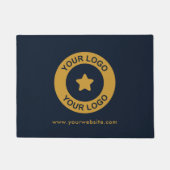 Text der Website für benutzerdefiniertes Firmenlog Fußmatte (Vorderseite)