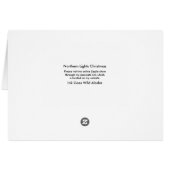 Text der Weihnachtskarte - 5" x 7" Art Card (Rückseite Horizontal)