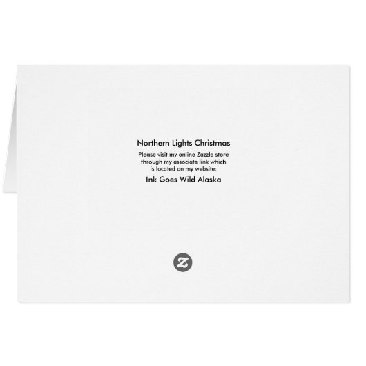 Text der Weihnachtskarte - 5" x 7" Art Card (Rückseite Horizontal)