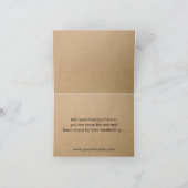 Text des benutzerdefinierten Firmenlogos wird durc Dankeskarte (Innenseite)