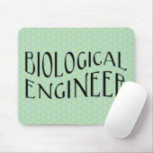 Text des biologischen Ingenieurs Mousepad (Mit Mouse)
