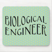 Text des biologischen Ingenieurs Mousepad (Vorne)