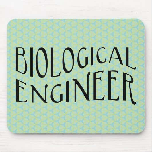 Text des biologischen Ingenieurs Mousepad (Vorne)
