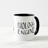 Text des biologischen Ingenieurs Tasse (VorderseiteRechts)