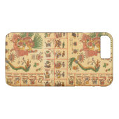 Text des Codex Borbonicus Aztec Case-Mate iPhone Hülle (Rückseite (Horizontal))