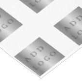 Text des Firmenlogos für Markenbezeichnungen Tischdecke (Schrägansicht)