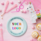 Text des Firmenlogos Teller für Ihre Farben (Party)