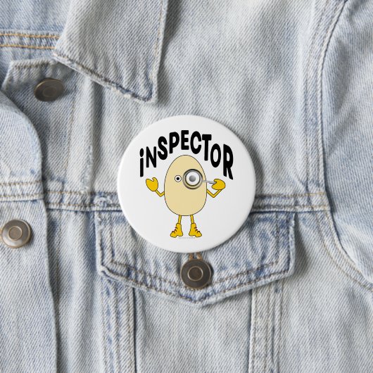 Text des Inspektors Egghead Button (Beispiel)