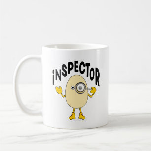 Text des Inspektors Egghead Kaffeetasse