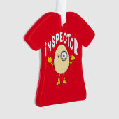 Text des Inspektors Egghead Ornament (Vorderseite)