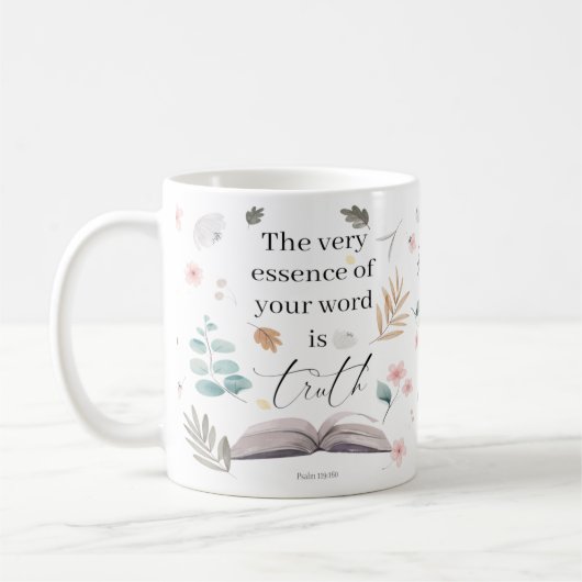 Text des Jahres 2023 JW Psalm 119:160 Kaffeetasse (Links)