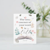 Text des Jahres 2023 JW Psalm 119:160 Postkarte (Stehend Vorderseite)