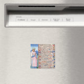 Text des Magnificat mit einem Portrait von Magnet (In Situ (Geschirrspüler))