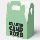 Text des Retro-Granny-Camps Geschenkschachtel (Offen)