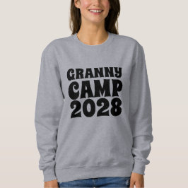 Text des Retro-Granny-Camps Sweatshirt