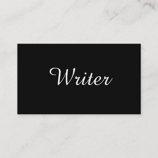 Text des Verfasser-| des Autorn-| Visitenkarte (Vorderseite)