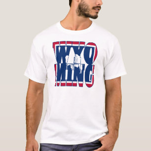 Text des "Wyoming State Flags" T-Shirt