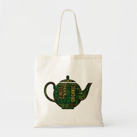 Text-Design für Black Teapot Tragetasche (Vorne)