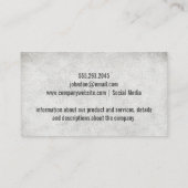 Text Design // Grunge Visitenkarte (Rückseite)