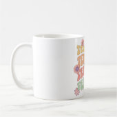 Text-Design im Retro-Stil Kaffeetasse (Links)