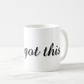 Text Design Mug Kaffeetasse (VorderseiteRechts)