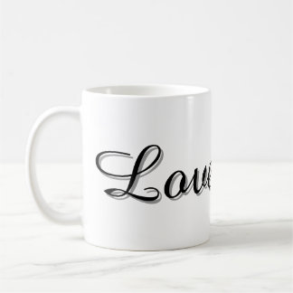 Text Design Mug Kaffeetasse