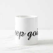 Text Design Mug Kaffeetasse (Mittel)
