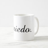 Text Design Mug Kaffeetasse (VorderseiteRechts)