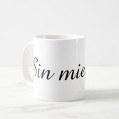 Text Design Mug Kaffeetasse (Vorderseite Links)