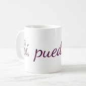 Text Design Mug Kaffeetasse (Vorderseite Links)
