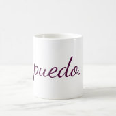 Text Design Mug Kaffeetasse (Mittel)