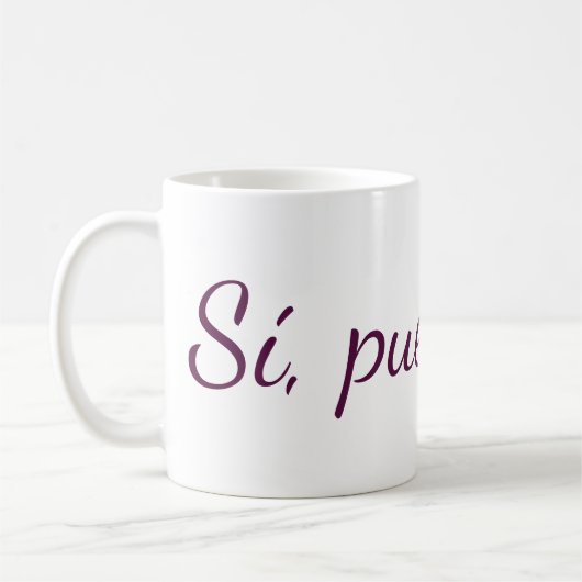 Text Design Mug Kaffeetasse (Links)