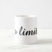Text Design Mug Kaffeetasse (Mittel)