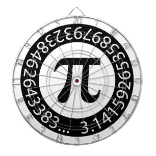 TEXT DESIGN Pi Nummer mathematisches Symbol Dartscheibe