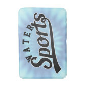 Text-Design: SPORTschwarz + Ihr eigener Text & Ide Badematte (Vorderseite Vertikal)