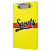 Text-Design: SPORTschwarz + Ihr eigener Text & Ide Klemmbrett (Links)