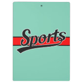 Text-Design: SPORTschwarz + Ihr eigener Text & Ide Klemmbrett (Rückseite)