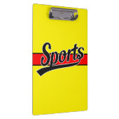 Text-Design: SPORTschwarz + Ihr eigener Text & Ide Klemmbrett (Rechts)