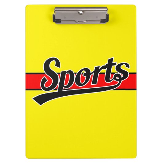 Text-Design: SPORTschwarz + Ihr eigener Text & Ide Klemmbrett (Vorderseite)