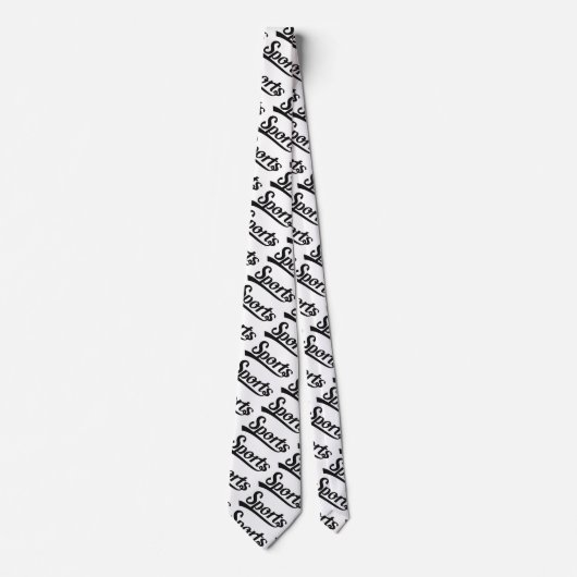 Text-Design: SPORTschwarz + Ihr eigener Text & Ide Krawatte (Vorderseite)