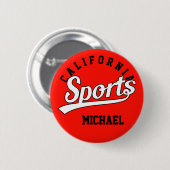 Text-Design: SPORTweiß + Ihr eigener Text & Ideen Button (Vorne & Hinten)
