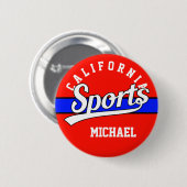 Text-Design: SPORTweiß + Ihr eigener Text & Ideen Button (Vorne & Hinten)