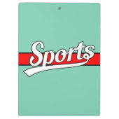 Text-Design: SPORTweiß + Ihr eigener Text & Ideen Klemmbrett (Rückseite)