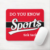 Text-Design: SPORTweiß + Ihr eigener Text & Ideen Mousepad (Mit Mouse)